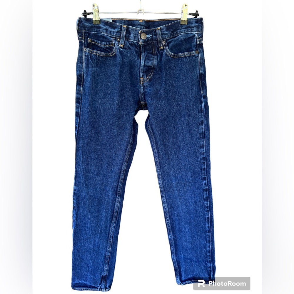 Hollister Men’s 100% Cotton Jeans 28x30 Button Fly Blue